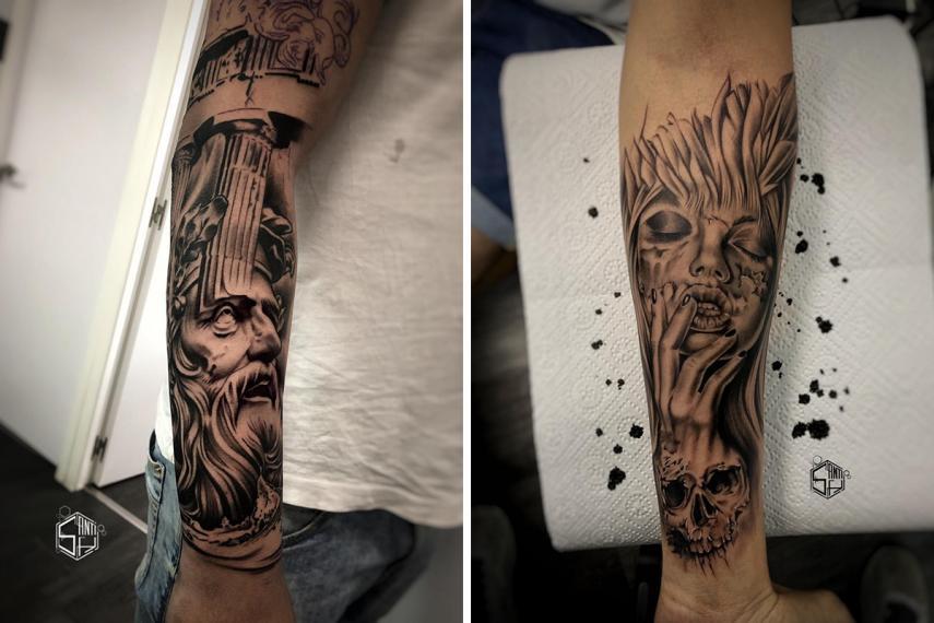 Tatuaje surrealista en Ink Sweet Tattoo